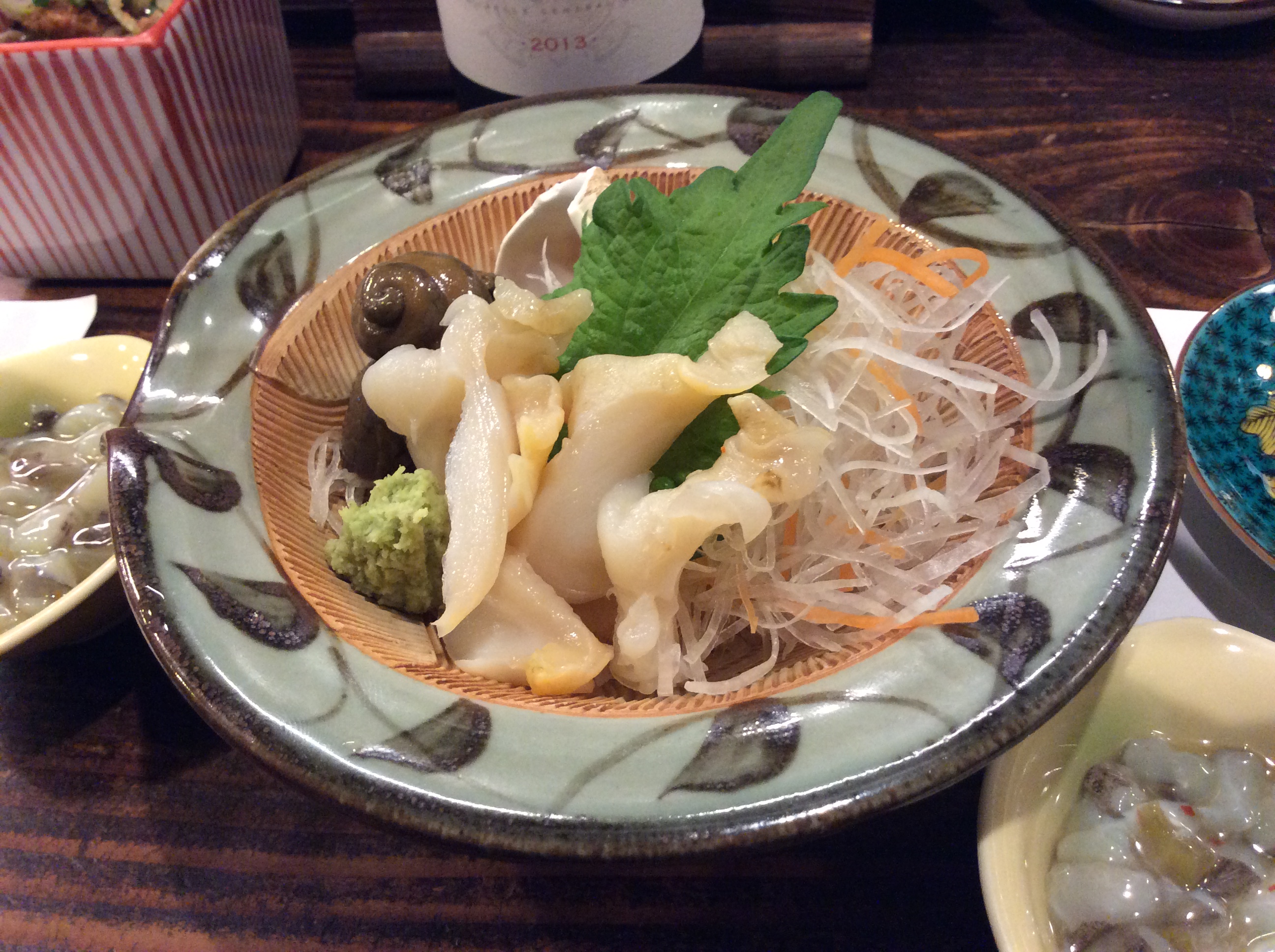 ばい貝のお刺身