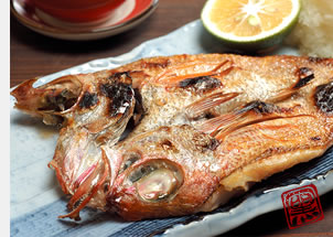 のどぐろ塩焼き