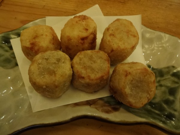 外はカリッと中はとろ～り、里芋のから揚げ！