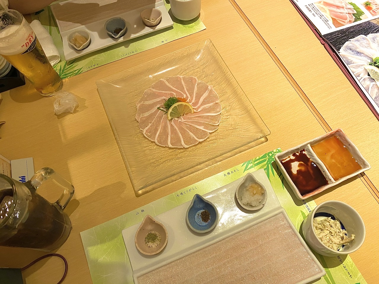 うす造りとオススメ調味料